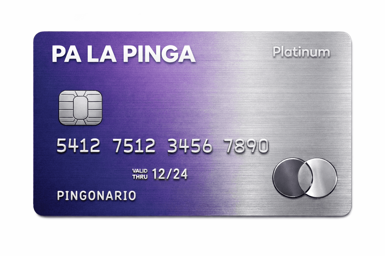 Tarjeta PA LA PINGA Platinum